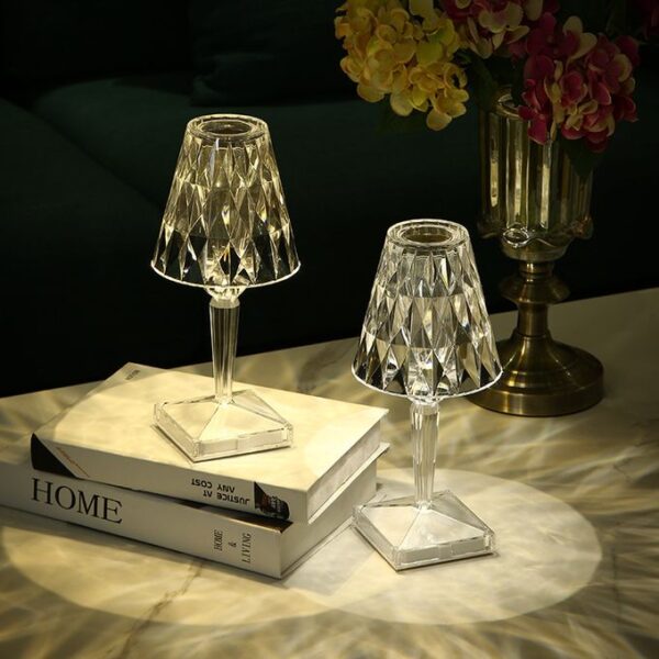 2X Veilleuses Cristal Tactile
