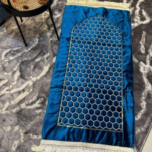 A3 HOME Tapis de prière AL Nahla turquoise
