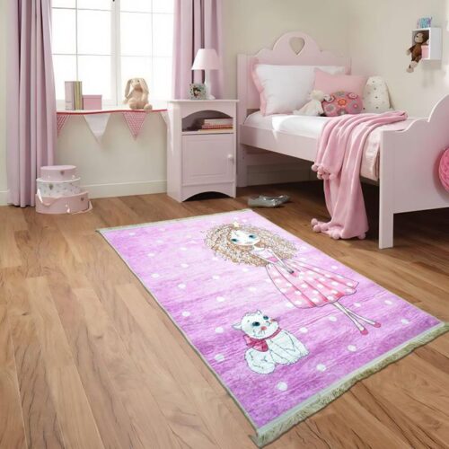 A3 HOME Tapis easy mama enfants kitty 100*150