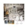 Abat-Jour LED Tactile Cristal avec Ports USB – Lampe de Chevet Design & Moderne – Recharge– Éclairage Ambiant RGB