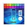 Abat jour, Veilleuse cristal tactile, projecteur réglable en diamant romantique