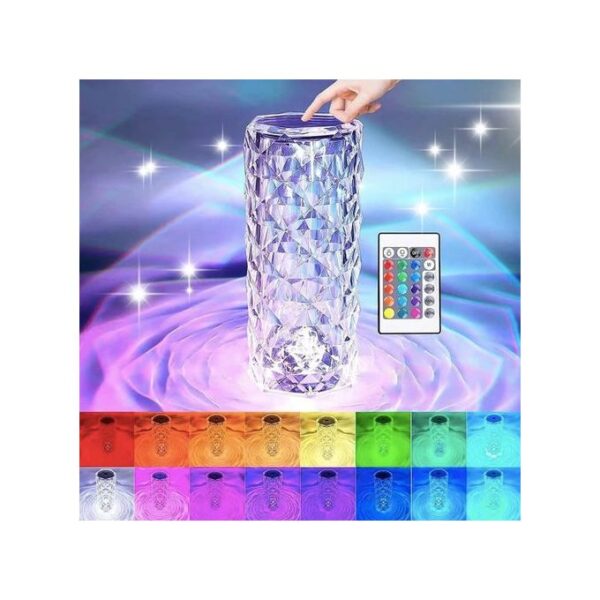 Cristal avec éclairage tactile