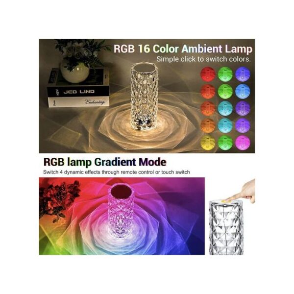 Éclairez votre vie avec ces lampes LED en cristal