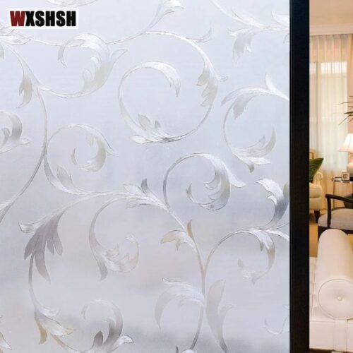 Film Adhésif- Décoratif pour Fenêtre 3D - Motif Losange sous le Soleil 2m*60cm