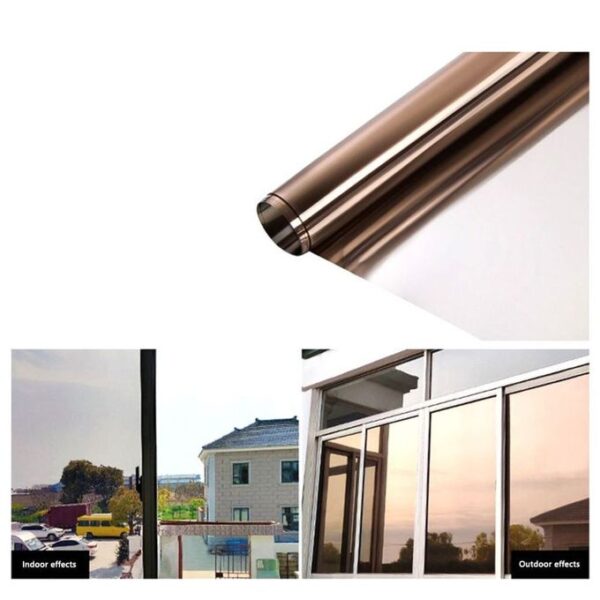 Film Fenêtre Anti Regard Film Miroir Anti Uv Film De Protection Solaire 200/60cm