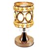 Lampe de table en cristal, veilleuse de nuit, Abat-jour de luxe