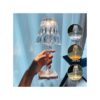 Lampe LED de décoration en cristal diamant, Rechargeable, Portable sans fil