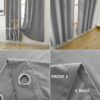 Lot de 2 Rideaux en Velours Thermique Occultant