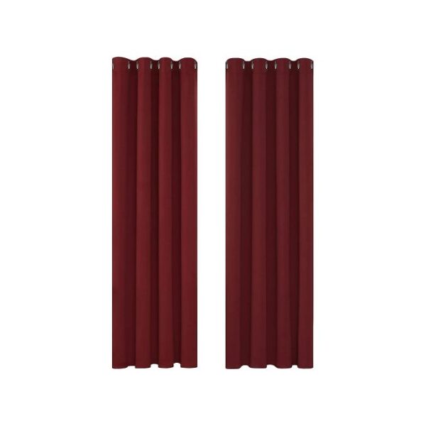Lot de 2 Rideaux Occultant à Oeillets, Isolant Thermique