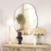 miroir chic cadre noir