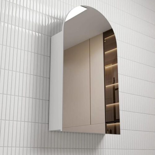 miroir de salle de bain avec armoire