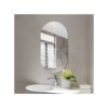 Miroir Mural Adhésif en Plastique Ovale – Design Moderne 90 x 40 cm