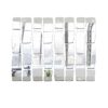 miroir muraux 3D brique bricolage mur Art décoration pour enfants chambres salon décor à la maison en aluminium