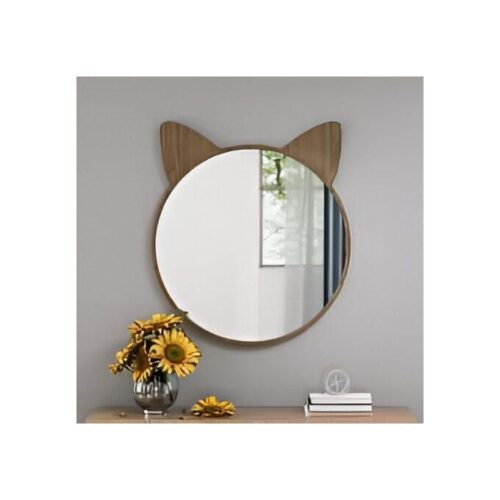 Miroir rond cadre Argante avec LED intègre , design moderne (65-60cm)