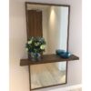 Miroirs d'entrée avec étagères "100*50cm"
