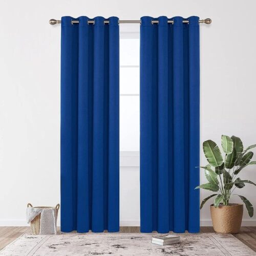 Rideaux occultants, 2 panneaux avec œillets, isolation thermique, décoration