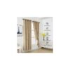 Set de 2 panneaux de rideaux opaques beige 2.30 x 1.4m x(2 pièces)