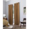 Set de 2 panneaux de rideaux opaques marron 2.30 x 1.4m x(2 pièces)
