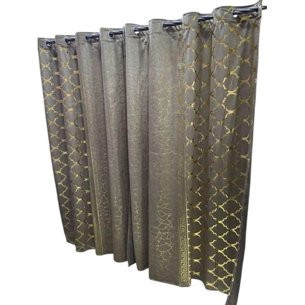 Set de 2 panneaux de rideaux opaques noir 2.30 x 1.4m x 2 pièces