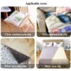 Sous Tapis Moquette Sous Couvert Sous-Couche Antidérapant Antiglisse Découplable Lavable 200x180 cm