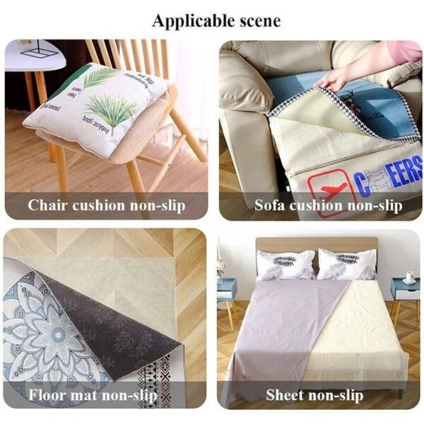 Sous Tapis Moquette Sous Couvert Sous-Couche Antidérapant Antiglisse Découplable Lavable 200x180 cm