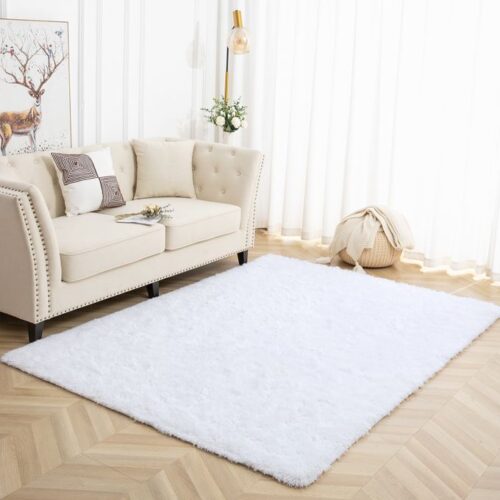 Tapis de Salon Shaggy 200cm×150 tapis fourrure