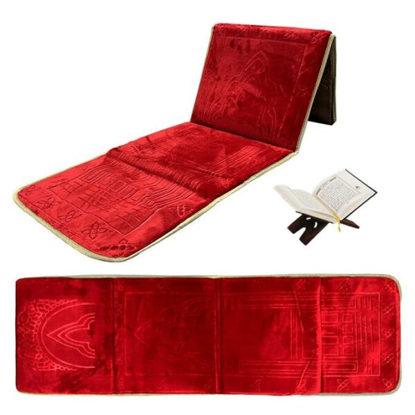 Tapis de sol pliable et Portable, Tapis de prière Support de dossier ergonomique