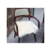 Tapis Fourrure ( 35x35cm ) ( Blanc ) tendance