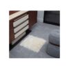 Tapis Fourrure ( 35x35cm ) ( Blanc ) tendance