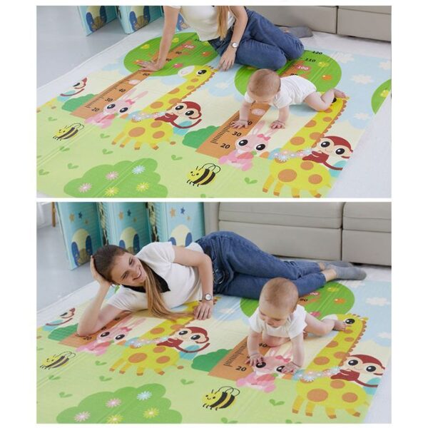 Tapis mousse thermique anti choc bébé