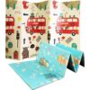 Tapis mousse thermique anti choc bébé