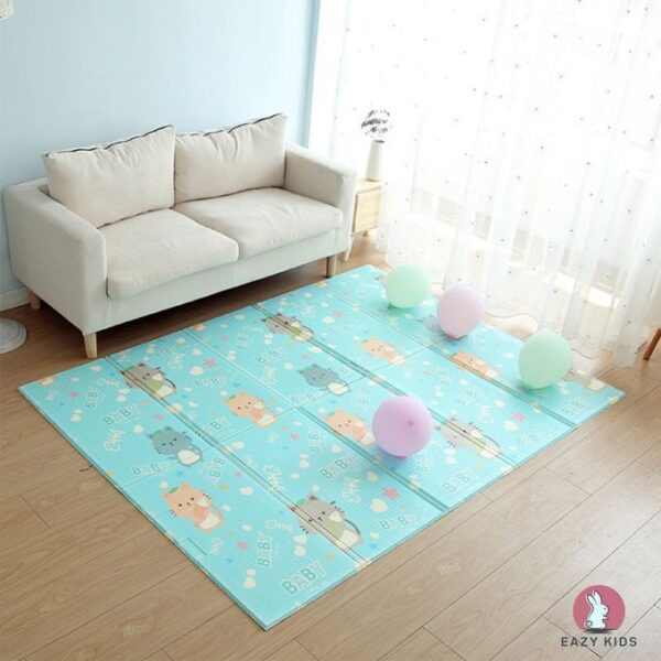 Tapis mousse thermique anti choc bébé