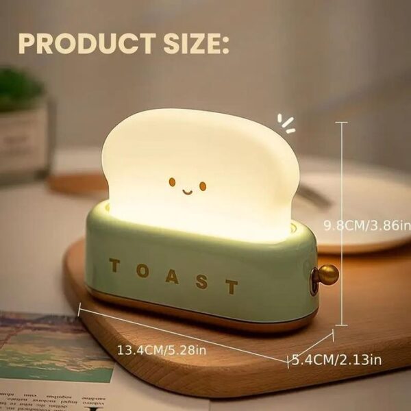 Veilleuse de chevet mignonne lampe de table décorative pour bureau rechargeable Type-C
