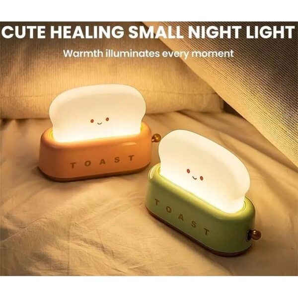 Veilleuse de chevet mignonne lampe de table décorative pour bureau rechargeable Type-C