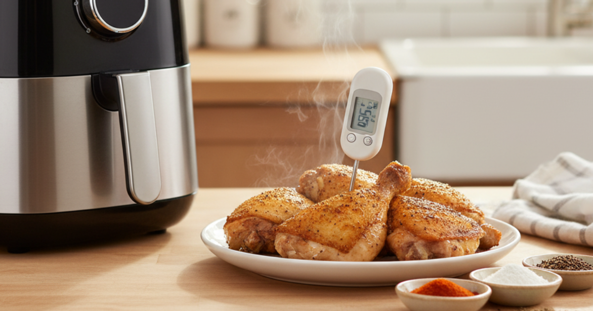 how long to air fry chicken thighs