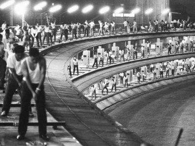 3-Tiered Driving Range in Japan - Photographic Print, 16x12