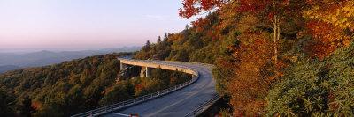 Curved Road over Mountains, Linn Cove Viaduct, Blue Ridge Parkway, North Carolina, USA - Photographic Print, 24x8 Curved Road over Mountains, Linn Cove Viaduct, Blue Ridge Parkway, North Carolina, USA - Photographic Print, 24x8