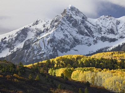 Sneffels Range with Aspens in Fall Colors, Near Ouray, Colorado - Photographic Print, 16x12 Sneffels Range with Aspens in Fall Colors, Near Ouray, Colorado - Photographic Print, 16x12