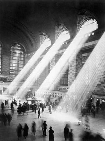 Sunbeams in Grand Central Station - Photographic Print, 12x16