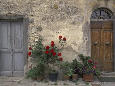 Tuscan Doorway in Castellina in Chianti, Italy - Photographic Print, 12x9